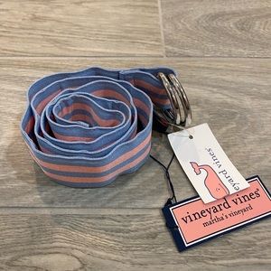 Vineyard Vines blue and pink stripe belt!
